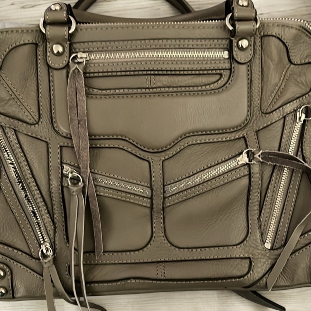 NWOT! Rebecca Minkoff Zipper Satchel - Picture 2 of 5